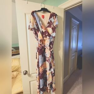 Flutter sleeve midi dress!